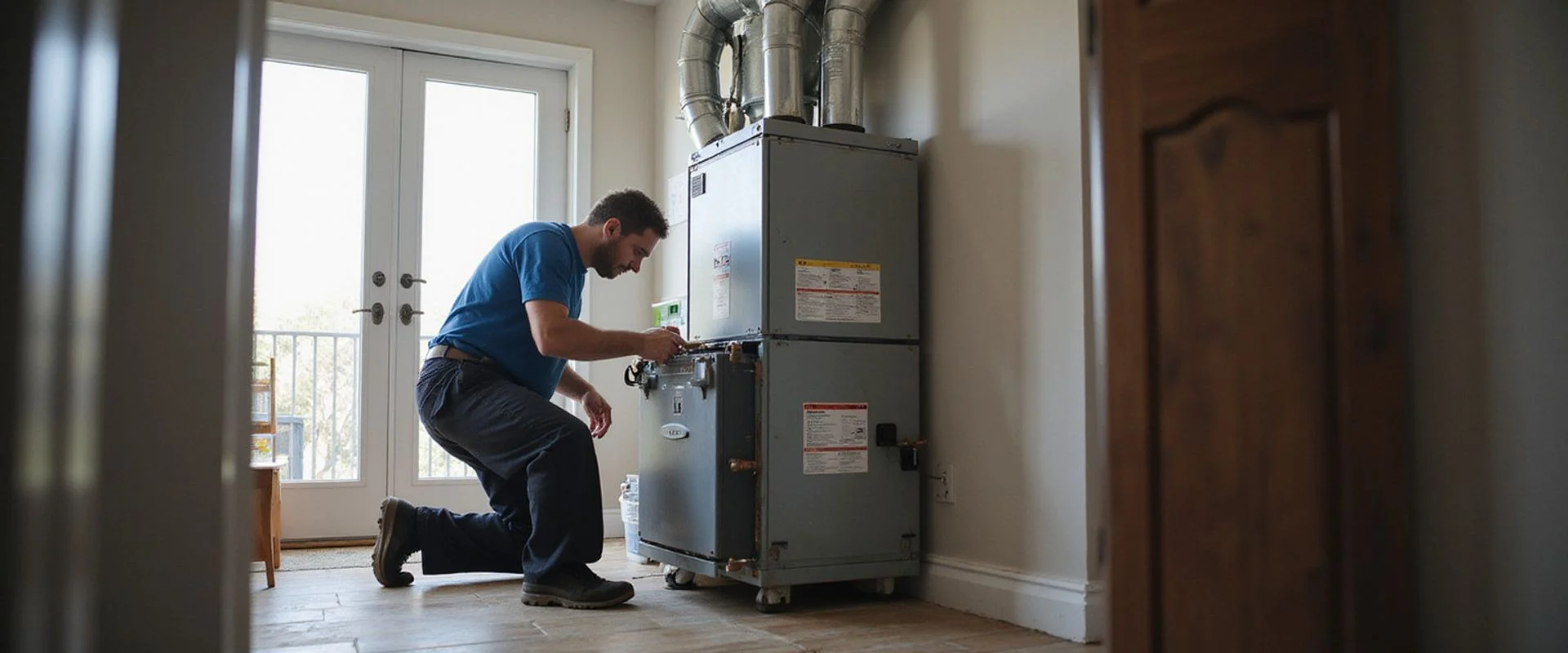 TSSA-certified HVAC technician responding to a 24/7 emergency call at a Toronto residential property